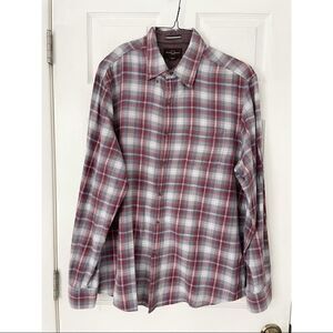 Black & Brown Men’s Plaid Button Down Shirt - XL - Cotton